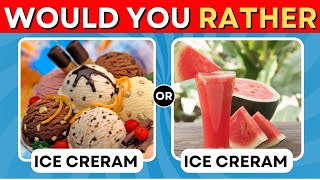 Would You Rather...? Summer Food and Drinks Edition 🎂🍉🍹 | Quiz Bar