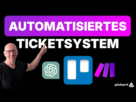 Das EINFACHSTE Ticketsystem der Welt! (kostenlos und schnell mit Trello, ChatGPT und make.com) - video from Pickert