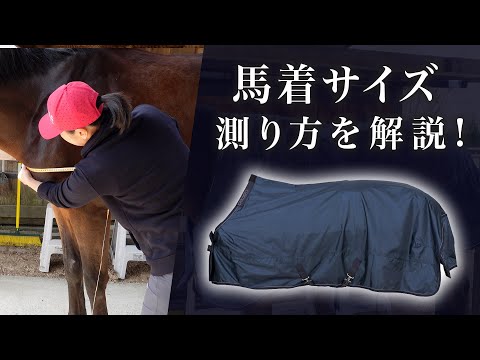 馬のブランケットのサイズの測り方と選び方｜安全で快適なフィットのコツ