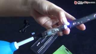 1100mAh Detachable Electronic Cigarette with CE4+ Four Cotton Wicks Atomizer screenshot 4