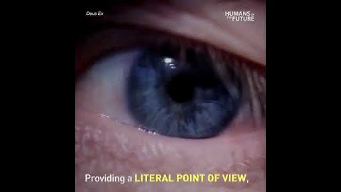this filmakers records videos with his own bionic eye