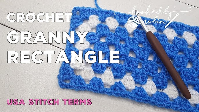 Easy Crochet Granny Rectangle Tutorial 2024