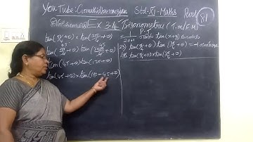 11- M Ex-3.4-22 , 23 Trigonometry T.M-E.M Gomathi dharmarajan