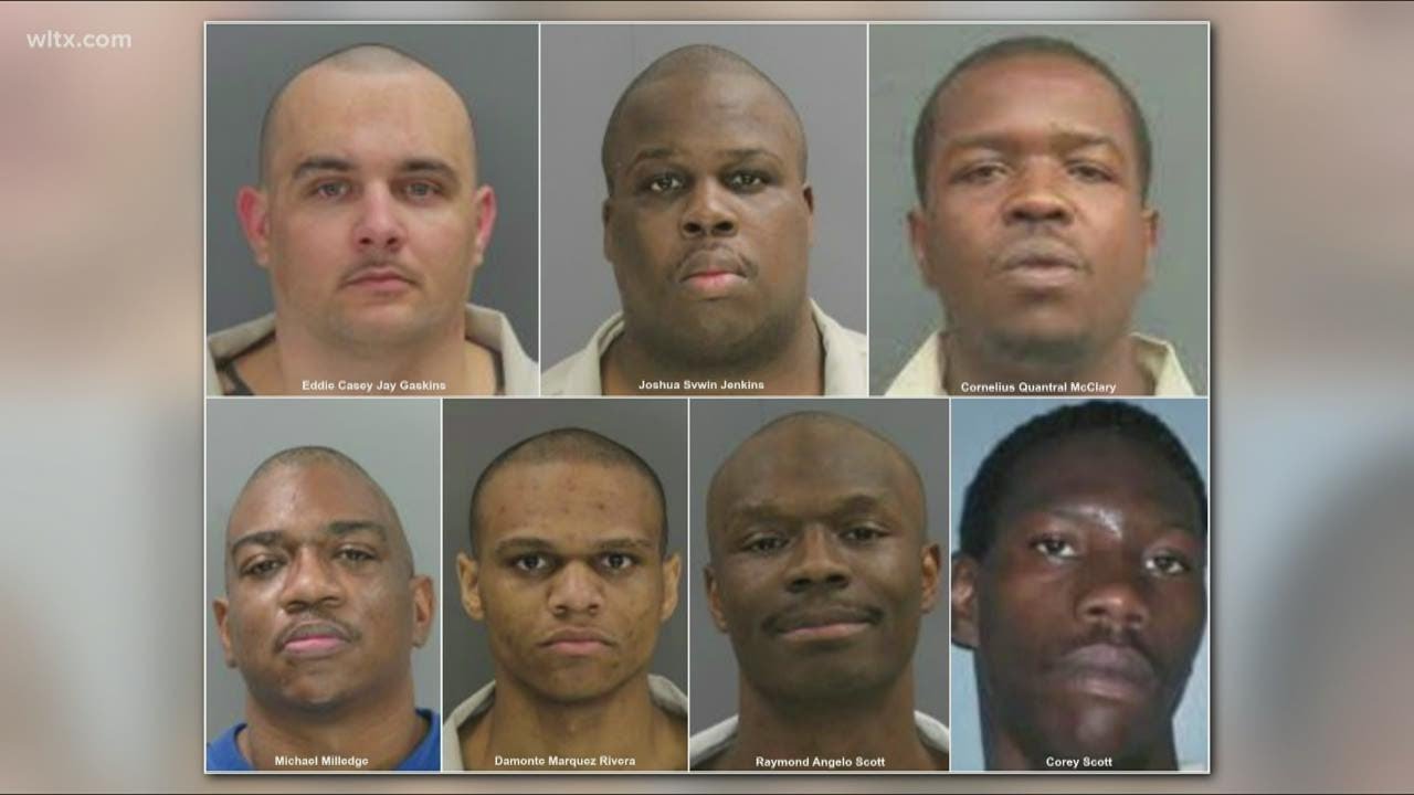 Men charged with killing 7 inmates at South Carolina prison - YouTube