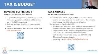 2022 Voices Legislative Preview Tax and Budget Update