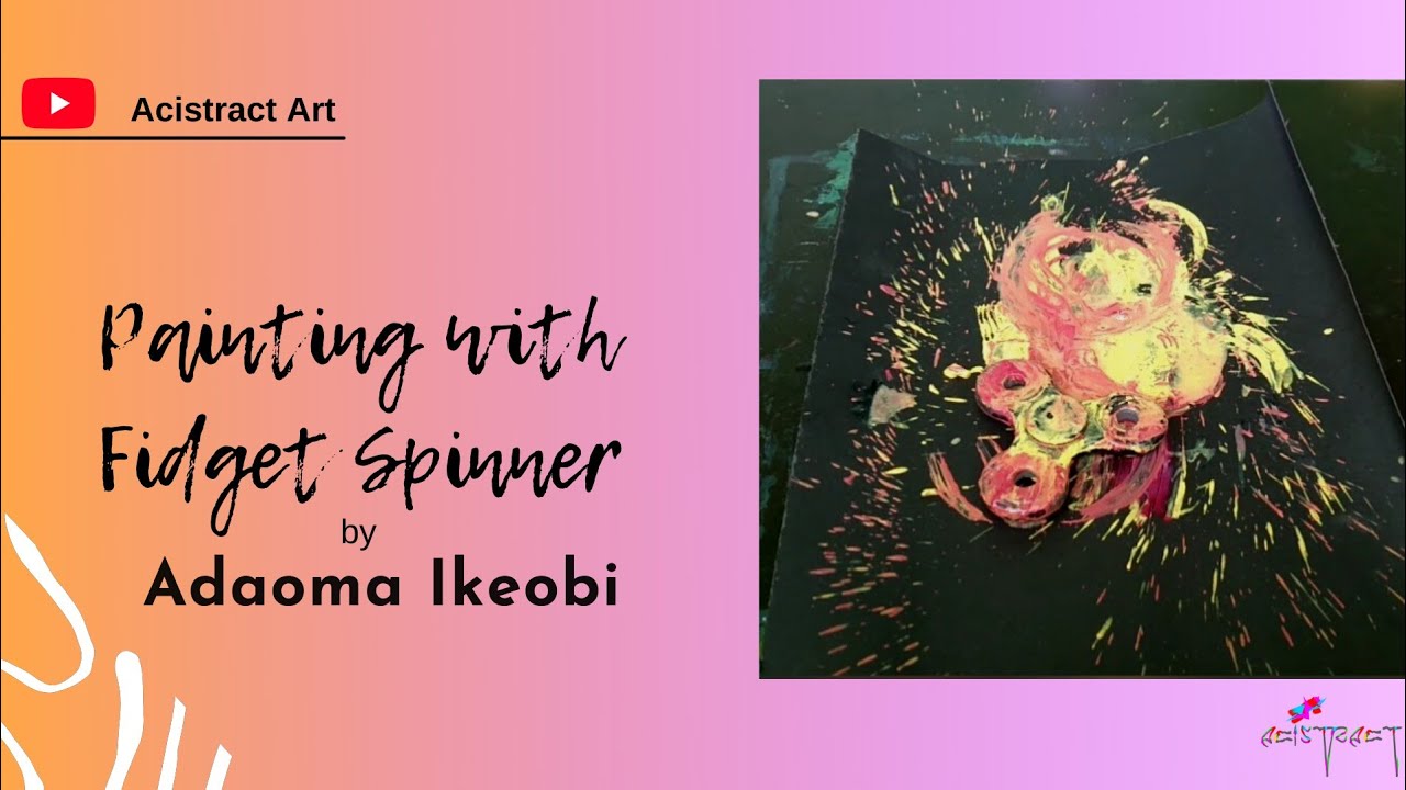 A fidget Spinner Inspired Painting