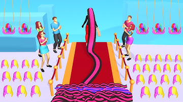 HAIR CHALLENGE game HIGH SCORE 💜💇‍♀️👸 Gameplay All Levels Walkthrough iOS, Android New Game Hair Lvl