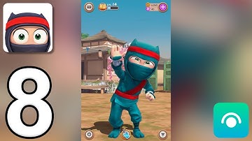 Clumsy Ninja - Gameplay Walkthrough Part 8 - Level 13-14 (iOS, Android)