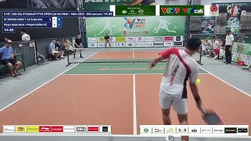 LIVE | Giải đấu Pickleball VTV9 OPEN Lần thứ Nhất – Năm 2025 - Đôi nam pro | V4-B5