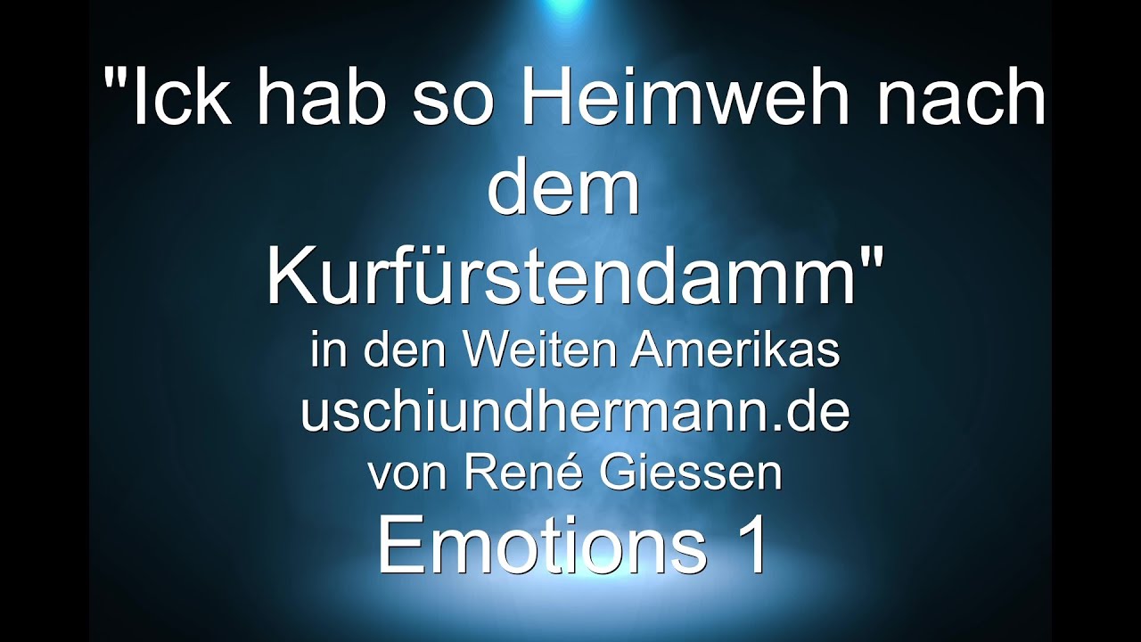 Ich Hab So Heimweh Nach Dem Kurfürstendamm Text Ick hab so Heimweh nach dem Kurfürstendamm - YouTube