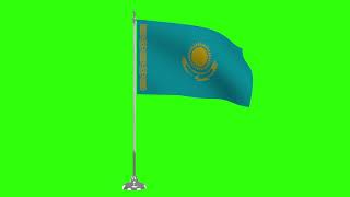 Kazakhstan Flag Green Screen | Chroma Flag | Animated Kazakhstan Flag Kazakhstan Flag Green Screen | Chroma Flag | Animated Kazakhstan Flag