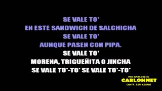 Calle 13 Se vale too (karaoke)