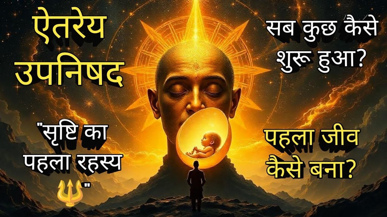 ऐतरेय उपनिषद : मैं कौन हूँ? आत्मा, सृष्टि और चेतना की अद्भुत कहानी | Aitareya Upanishad Explained