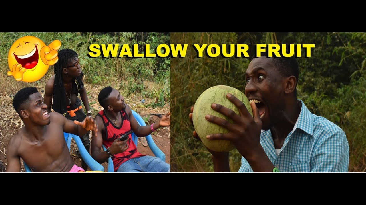 ������������SWALLOW A FRUIT THAT YOU LIKE AND HE GOT THIS������������������ - YouTube
