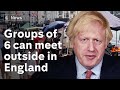 PM: Groups of six can meet outdoors in England from 1 June