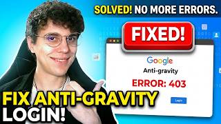 How To Fix Google Antigravity Login Bug How To Fix Google Antigravity Login Bug