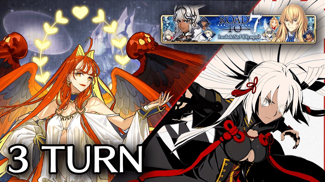 Super Aphrodite vs Okita Alter 3 Turn | Super Recollection Quest Lostbelt No. 5 Olympus