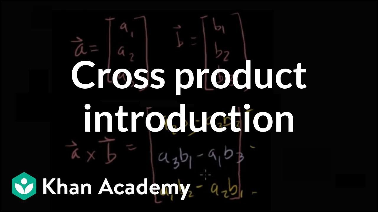 Cross product introduction | Vectors and spaces | Linear Algebra | Khan Academy