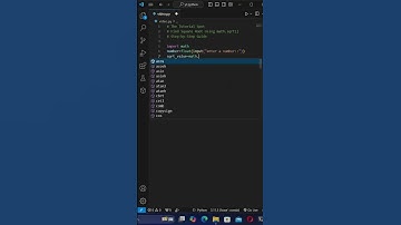 How to Find Square Root Using math.sqrt() | Step-by-Step Guide #ytshorts