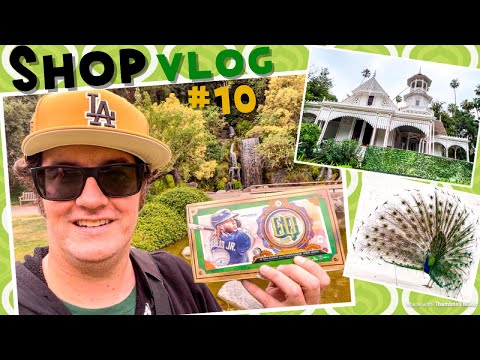 FAMOUS FILM LOCATIONS AND PACK RIPS AT THE LA ARBORETUM!! • Shop Vlog #10
