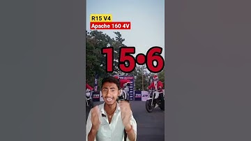 R15 V4  Apache 160 4V🤫🔥|| 0 to 100 || #speed #test #apache #r15v4 #viral