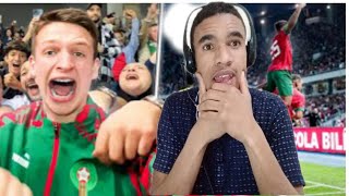 اليوتوبر الانجليزي الذي حضر مبارة الوداد و الرجاء (DERBI) | WAC VS RAJA 2023 reaction