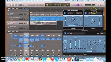 Course HW 5, how to use Phaser, Flanger and Chorus in Logic Pro X