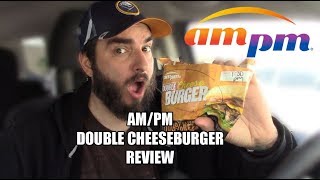 AM/PM DOUBLE CHEESEBURGER REVIEW | GAS STATION FOOD REVIEW