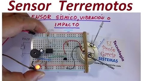 Sensor Sísmico, vibración o Impacto (Fácil de hacer)