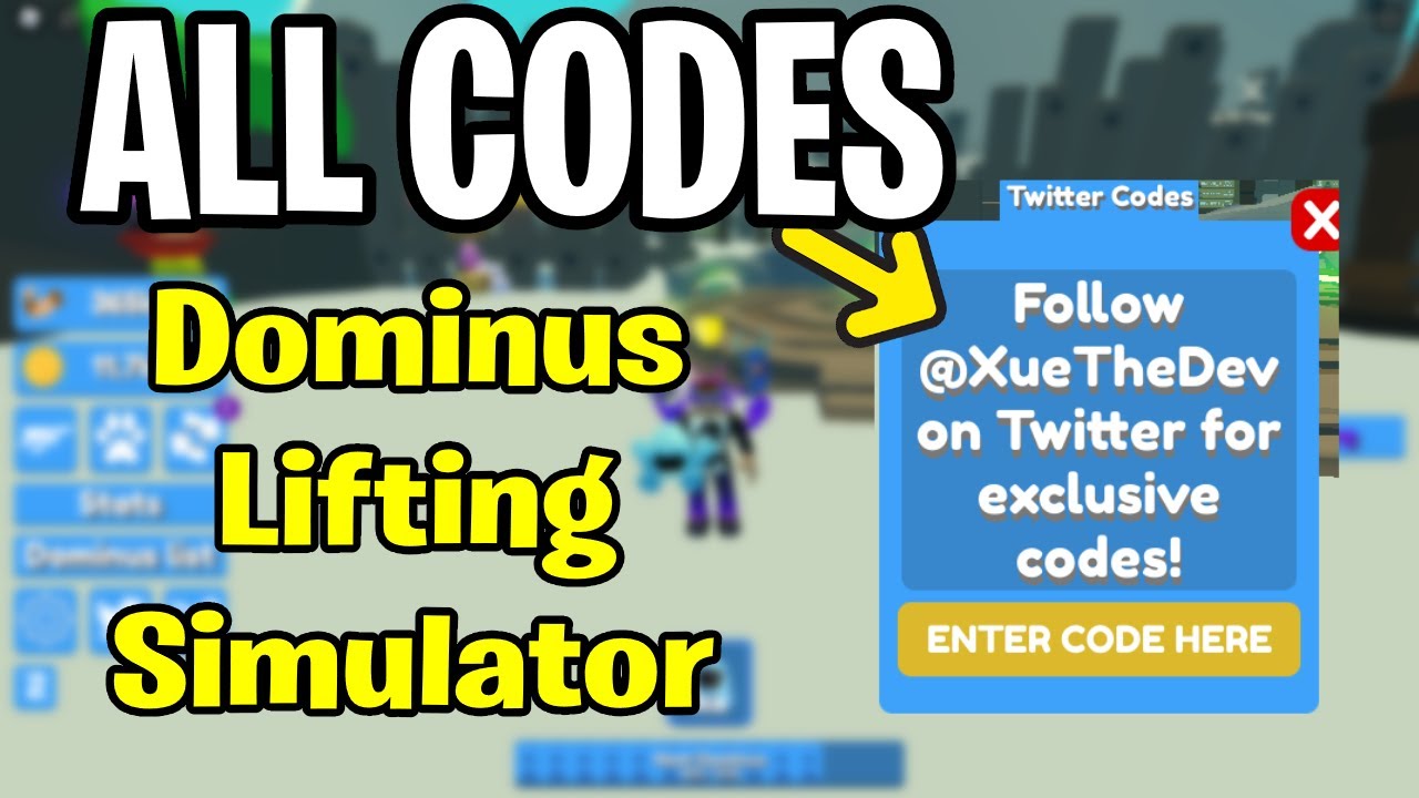 all-codes-dominus-lifting-simulator-roblox-youtube