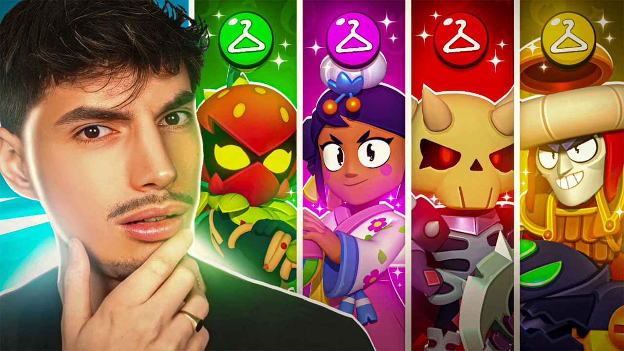 MEILLEUR & PIRE skin pour CHAQUE BRAWLER de BRAWL STARS 2025