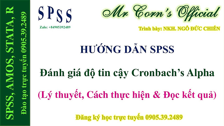 Phân tích cronbach alpha dữ liệu phải trên bao nhiêu