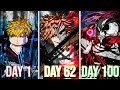 Spending 100 Days as VASTO LORDE ICHIGO in Peroxide - Roblox