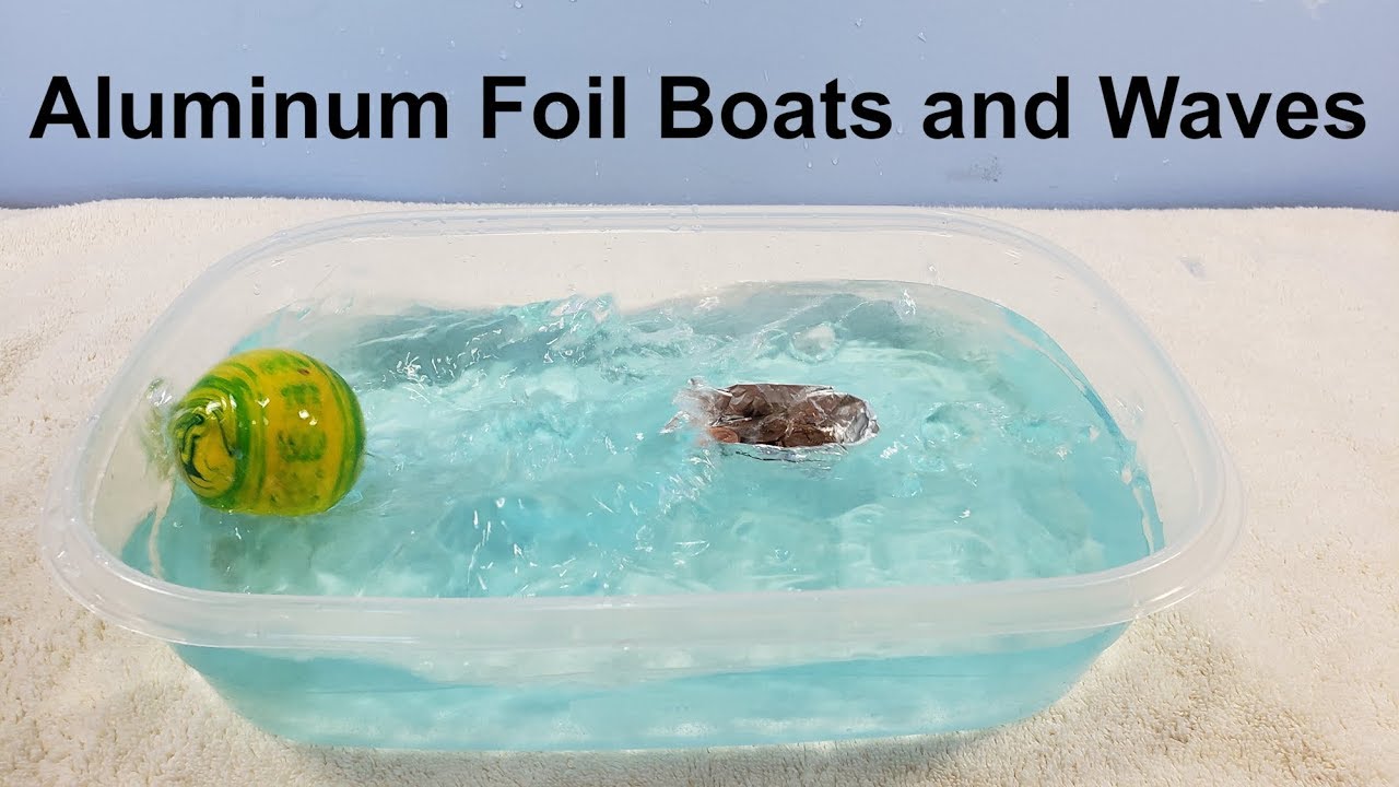 Easy Tin Foil Boat Money Float or Sink Experiment - HOAWG