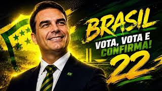 BRASIL DOMINGOOOU - FLAVIO BOLSONARO E VOTA VOTA 22 - MUSICA NOVA