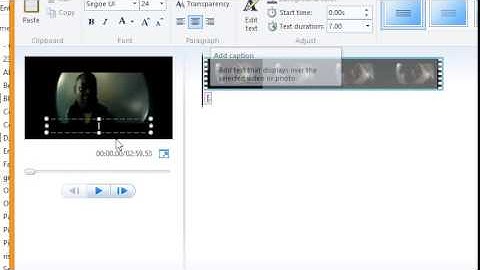 how to watermark on any video using windows movie maker
