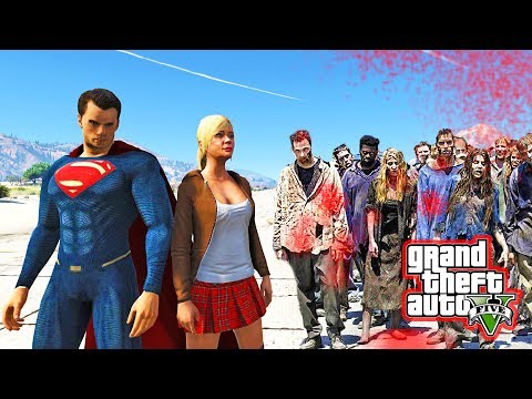 SUPERMAN VS ZOMBIES - GTA 5 Zombie Apocalypse Mod (GTA 5 Mods)