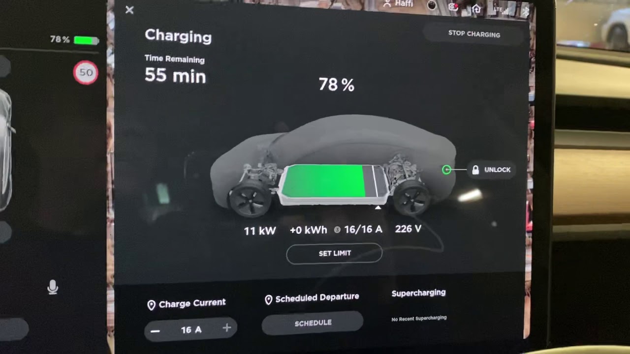 3phase charging model 3 Tesla - YouTube