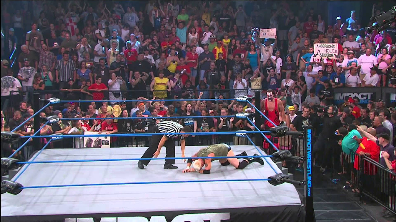 FULL MATCH Sting vs Mr Anderson   TNA Slammiversary 2011