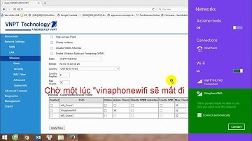 Tắt SSID vinaphonewifi trên modem igate của vnpt