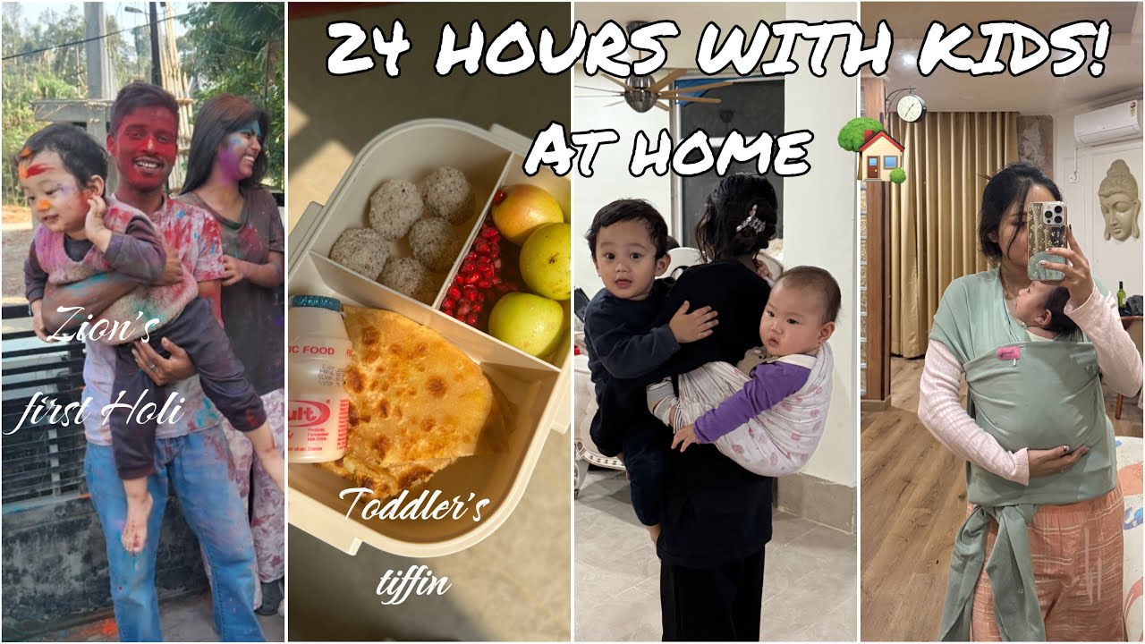 24 Hours at Home With Kids | Pure Chaos 😅