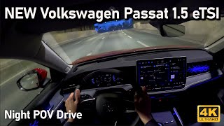 New Volkswagen Passat Variant [2024] Night POV Drive with Ambiente Lights