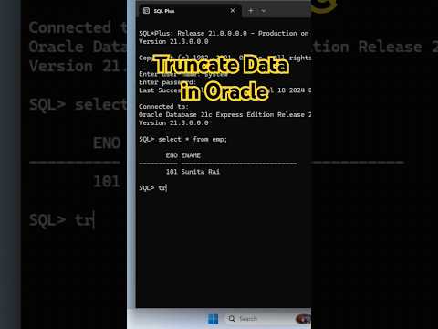 Truncate Data in