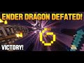 Ender Dragon Defeat- I beat the dragon for the first time!
