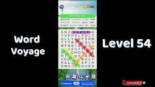 🎮 Word Voyage Level 54 Answers | Relaxing Word Puzzle Adventure 🌍 | Go Answer screenshot 5