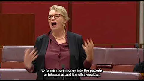 Senator Janet Rice speaks to the need for a nation...