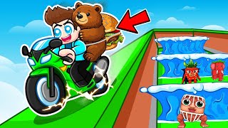 I USED BIKE HACK IN ESCAPE TSUNAMI FOR BRAINROTS !!