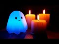 8 Hrs Cozy Creepy Night — Cute Ghost Lamp &amp; Candlelight Ambience | WarmVerse