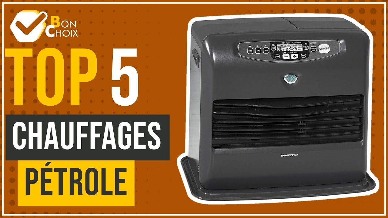 Chauffage Au Pétrole 2600W - 9000 BTU/h - Réservoir 4,6L - Autonomie Environ 18h - Marque Warm Tech - 5