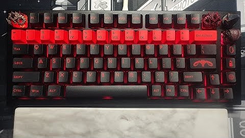 GMMK Pro Black Slate - Sound Test v6.0 (POM Plate | Jwick Red 78g | Tape Mod)